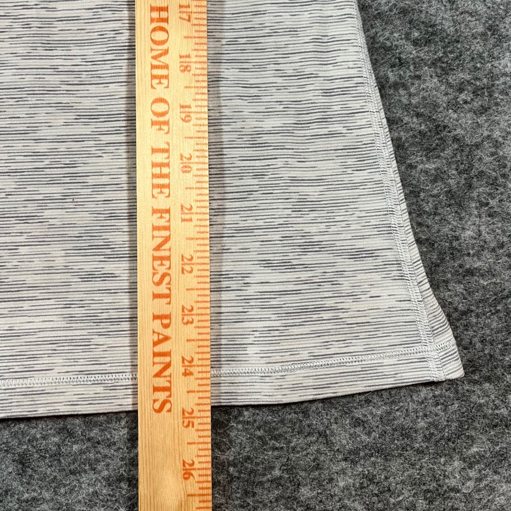 lululemon Create Your Calm Women Size 6 Grey White Space Dye Strappy Back Yoga - Picture 10 of 10